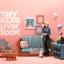 TINY NEKO LIVIN' ROOM Set |  Sofa Hallway / Table / Wall Frames logo
