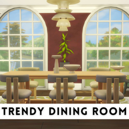 Trendy Dining Room