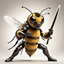 Bees with greatswords logo