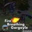 Fire Breathing Gargoyle ~ Animated ~ Halloween ~ logo
