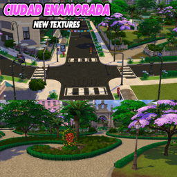 New textures for Ciudad Enamorada
