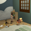 Loading screen brother sister playing room / Fond d’écran logo