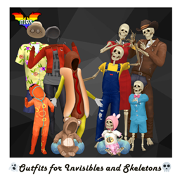 Invisibles and Skeletons Base Game Outfits logo
