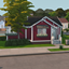 Boring starter house logo