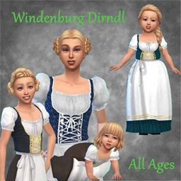 Windenburg Dirndl Dress - Long Skirt logo