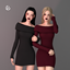 Off Shoulders Mini Dress - Autumn Whispers Collection logo