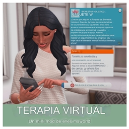 🧠 Virtual Therapy — Emotional System by: ElleSimsWorld — Spanish Translation ES