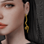 GoldFish Snake Earrings logo
