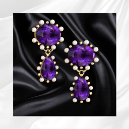 Victorian Amethyst Earrings logo