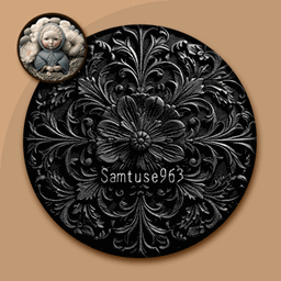 Gothic Round Dance Rug #1 Samtuse963
