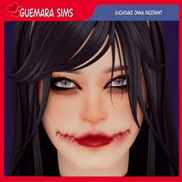 Kuchisake Onna Facepaint logo