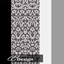 stylish wallpaper in black and white logo