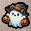 Spooky Ghost Vinyl Decal logo