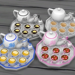 Chinoiserie Tea Set by BrazenLotus Translation to spanish