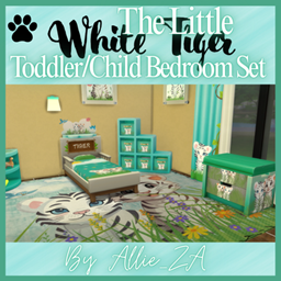 Little White Tiger Toddler/Child Bedroom Set (Base Game) logo