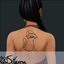 Witch Cat tattoo logo