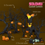 Halloween Tree and Pumpkin Set + Arch logo