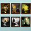 Dark mood painting - Focusing aura decor - Gothic and Dark Academy style logo