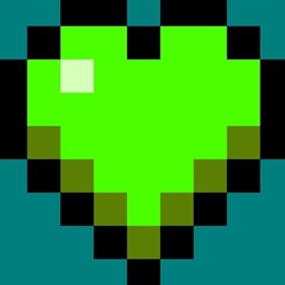 Green overlay logo