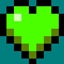Green overlay logo