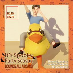 Child's Cool Duck Rider Inflatable Spooky Costume - Gallery - The Sims ...