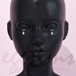 [EGGSIMS] face sticker 03