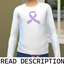 Cancer Ribbon T-Shirt Child (READ DESCRIPTION) logo