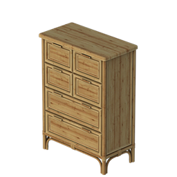 [Requires mesh] Rowan Rattan Chest Of Drawers logo