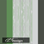 Modern striped wallpaper with green tones logo