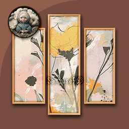HQ Impressionist Flower Triptych #1 Sellable Extra B Samtuse963 project image