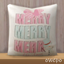 Merry Christmas Pillow logo