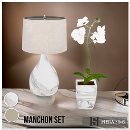 Manchon marble set logo