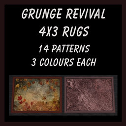 Grunge Revival 4X3 Rugs
