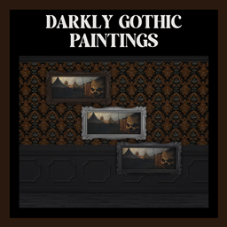 Darkly Gothic Paintings - Gallery - The Sims 4 Build / Buy - CurseForge