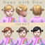 GM-Buns with bow-INFANT logo