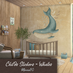 Childs Stickers - Whales