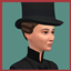 Gentleman Jack Top Hat Edit - Buzzard logo