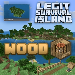 Legit Survival Island WOOD Edition logo