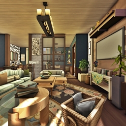 Cozy Home - Living Room 1