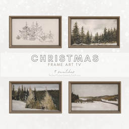 Sims4Luxury - Christmas 2023 - Frame art TV logo
