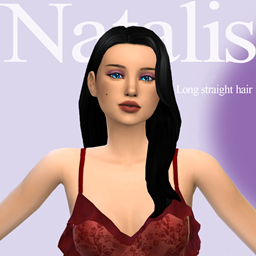 Long straight hairⁿᵃᵗᵃˡⁱˢ