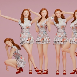 Cute Random Pose Pack