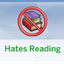 Hates Reading Trait By KiaraSims4Mods | Chinese Translation logo