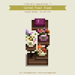 Orangeblossom's Curved Plant Stand logo