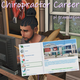 Chiropractor Career by midnitetech - Polish translation logo