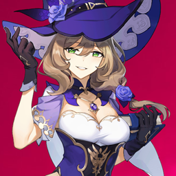 Genshin impact waifu sky overlay logo
