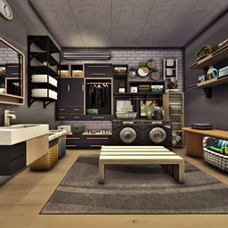 Contemporary Laundry Room 1