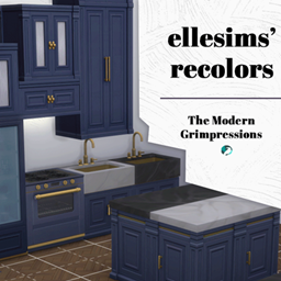 Recolor + New Swatches : Life &amp; Death Grim Kitchen Set logo