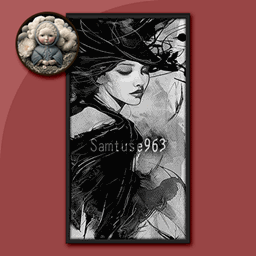HQ Achromatic Fashion Long Painting #1 Sellable Extra D Samtuse963 project image