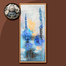 HQ Abstract Modern Long Painting #5 Sellable Samtuse963 logo